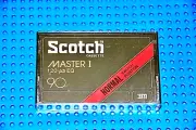 SCOTCH MASTER I 90 VS. III TYPE I BLANK CASSETTE TAPE (1) (NEW)