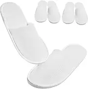 Disposable Non Slip Closed Toe Slippers for Men Women Lightweight Spa Slippers for Hotels Home and Travel Breathable Convenient Design Prevent Foot Odor