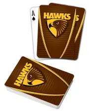 Hawthorn Hawks AFL Aussie Rules Deck Playing Cards Poker