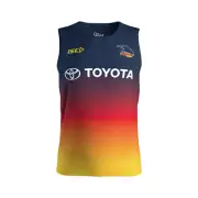 Adelaide Crows Training Singlet Sizes 3XL Available Navy/Red/Gold AFL ISC 19