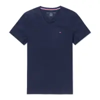 在飛比找momo購物網優惠-【Tommy Hilfiger】TOMMY 經典V領Logo