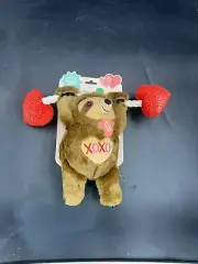 Fringe Studio Beclaws I Love You Plush Sloth Dog Toy NWT