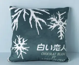 日本北海道石屋製菓白色戀人夾心餅乾造型立體抱枕，可展開變大抱枕，兩用式-特殊店限定
