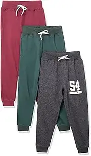 [T2F] Boy's Regular Fit Track Pants, Multicolor 4, 13-14 Years