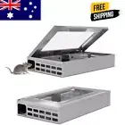 Multi-Catch Live Mouse Trap, Humane Catch and Release Clear Top Mouse Rat Trap,*