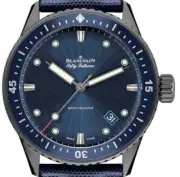 Blancpain Fifty Fathoms Bathyscaphe Blue Diver Watch 43mm 50000240052A