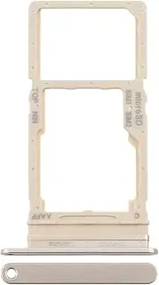 SIM + SIM/Micro SD Card Tray Holder Slot Replacement Compatible with Samsung Galaxy A16 5G SM-A166B,SIM + SIM/Micro SD Card Tray Replacement for Galaxy A16 5G SM-A166B (Gold)