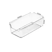 11-Piece Stackable Pantry Organizer Bins/Food Storage Container with Handles: Space-Saving for Kitchen,Freezer,and More 1pcs 19.69.56.2CM