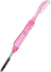 VICASKY Elegant Folding Eyelash Comb Brow Brush 2-in-1 Makeup Separator for Women Sturdy Portable Beauty Tool