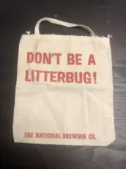 National Premium Beer “Don't Be a Litter Bug” Trash Bag National Bohemian Beer