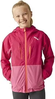 [REGATTA] Girl's Kids' Highton V Waterproof Jacket Girls Highton V Full Zip Waterproof Coat