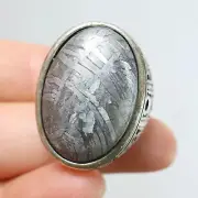 Muonionalusta meteorite RING ,size adjustable Ring