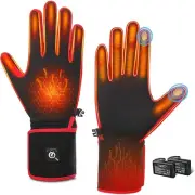 Graphene Heating Rechargeable Glove Liners for Outdoor Activities - Unisex Sizes