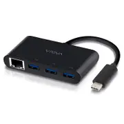 [UC3AGE] USB Typc C to Gigabit Ethernet & USB 3.0 3 Port USB Hub Vrova Series