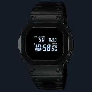 CASIO 卡西歐 G-SHOCK 全金屬智慧太陽能藍芽電波錶 藍43.2mm-GMW-B5000D-2