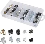 10 Sizes Car U-Clip Metal Trim Panel Spring Clip Trim Moulding Clip, 4A0-867-276A / 4A0867276A, 100Pcs