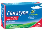 Claratyne Allergy Relief Tablets 5 Pack