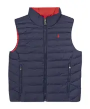 Ralph Lauren Kids Reversible Zipped Gilet navy blue