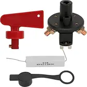 DC12 24V Master Battery Isolator Disconnect Cut Off Power Switch Ideal for Car Race Rally Crafted from ABS and Copper with 400A Current and M10x2 Terminal