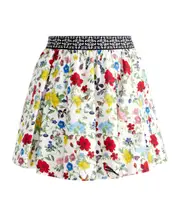 Haven embroidered-waistband mini skirt US6,US4,US2,US0 Colorful Doll House