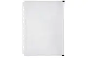 Marbig Binder Pocket Zip Closure A4 Clear Pack 12