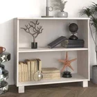 Sideboard "HAMAR" White 85x35x80 cm Solid Wood Pine vidaXL