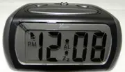 Ultracharge Travel LCD Alarm Clock Blue Black-lit Night Light 4M Snooze Button