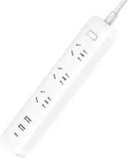 [Xiaomi] Power Strip 3xUSB (2A1C) Surge Protector 20W USB-C Fast Charging Power Board USB Socket Extension Cord Overload Protection