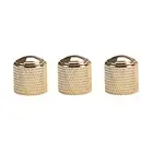 3 Pcs Volume Tone Knobs Potentiometer Electric Bass Guitar Accessories