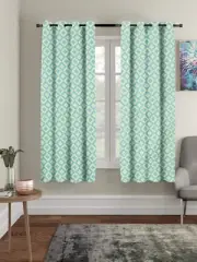 Super Soft Brushed Microfiber Cotton Window Curtains 5 Feet Pack of 2