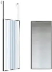 Full-Length Mirror Long Standing for Bedroom and Bathroom (106 x 35 cm, Black)