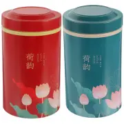 2 Pcs Tea Airtight Can Storage Holder Teapots Mason Jars Food Containers