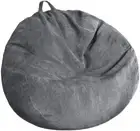 Stuffed Animal Storage Bean Bag Chair Cover (No Filler) Washable Ultra Soft Cord