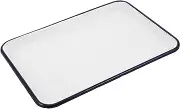 ABOOFAN Retro Enamel Baking Tray Rectangle Shape for Baking Food Storage Fruit Holding Stylish Vintage Design for Kitchen Camping Versatile Multiuse Platter