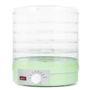 YOPOWER Multi-layer Electric Food Dehydrator, 5-Layer Removable Tray Fruit Dryer, Adjustable Temperature Dryer Machine Oven Green