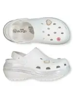 Miss Mango Girls Clog Sandal, White, Size 1