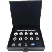 Watch Case Back Opener Leather Box 15PCS 5537 Toothed Pattern Cover Repair Tool