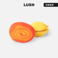 在飛比找momo購物網優惠-【LUSH 嵐舒】陽光果園 浸浴二重奏組合(泡澡球2入)