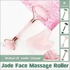 Jade Face Massage Roller Facial Massager Beauty Tool Body Eye Neck Gua Sha Board