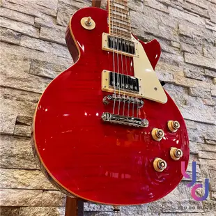 Gibson Epiphone Les Paul Standard 50s 電 吉他 紅色虎紋 (10折)