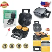 Modern Nonstick Belgian Waffle Maker - Quick & Easy Family Breakfast Solution