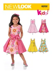 New Look Pattern 6202 Child's Dress and Sash