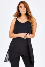 Sheer Layered Singlet--THRE-33354