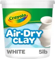 Air Dry Clay (5Lb Bucket), Natural White Modeling Clay for Kids