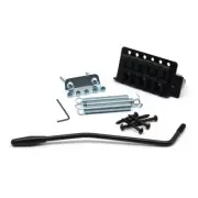 6 Strings Guitar Tremolo Bridge Vintage Style Tailpiece for ST SQ Guitar Black