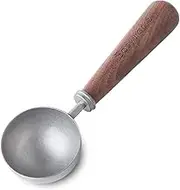Easyworkz Retro Stainless Steel Coffee Spoon with Black Walnut Handle,10g Measuring Spoon (Vintage)