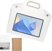 Riaisttd Clear Folders for Documents | Document Bag,Waterproof Reusable Protector Carrying Case Portable Organization for School Project Resume Recipe Envelopes Book