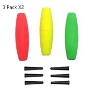 Leland Lures E-Z Crappie Float Fishing Equipment, 2.0" (3 Pack X2)