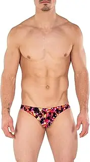 [Gary Majdell Sport] Men's Print Contour Pouch Greek Bikini Swimsuit