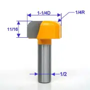1 pc 1/2" Shank 1-1/4" Diameter Dish, Bowl and Tray Router Bit S